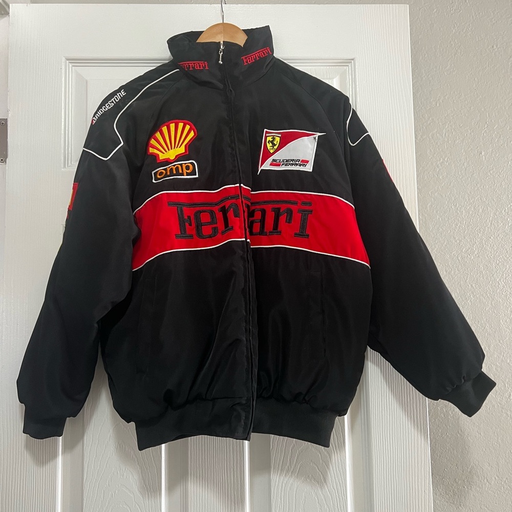 Ferrari Racing Jacket Black and Red